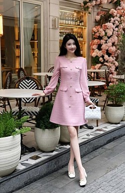 79$ Váy Tweed hàng HK shop về mlxIxxl