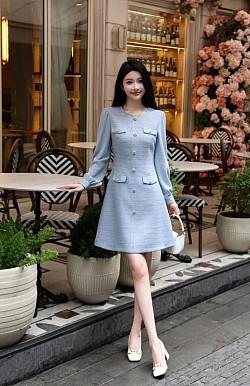 79$ Váy Tweed hàng HK shop về mlxIxxl